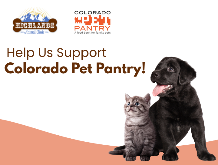 Highlands Animal Clinic Partners with Colorado Pet Pantry